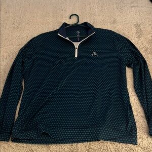 Rhoback Navy and Teal Men's Shirt